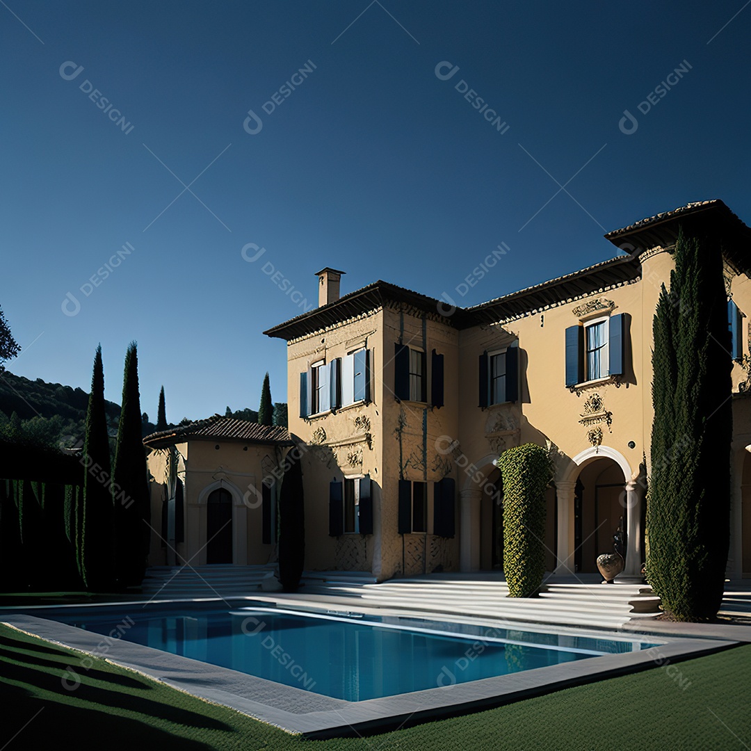 Mansão dourada italiana