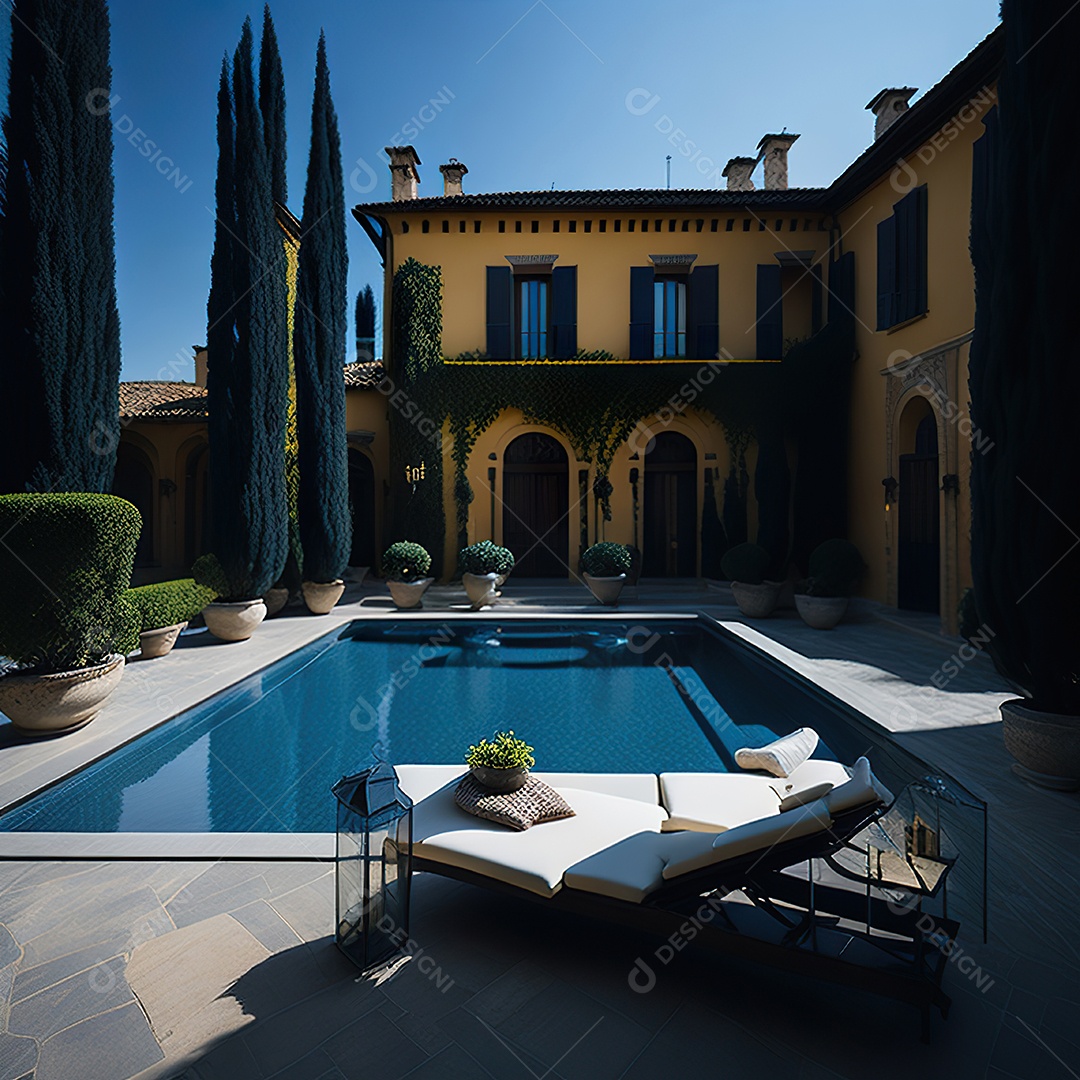 Mansão dourada italiana