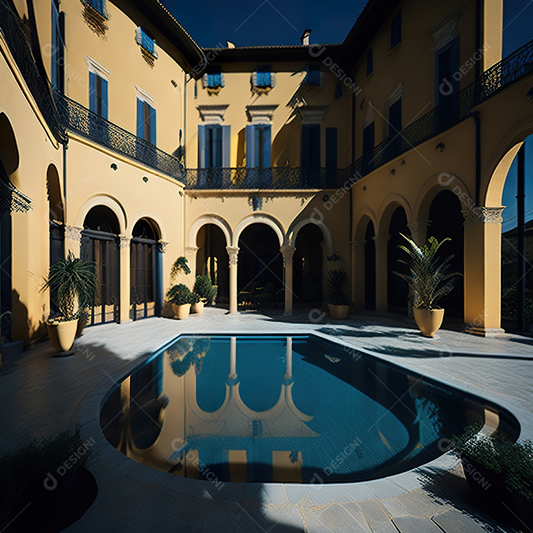 Mansão dourada italiana