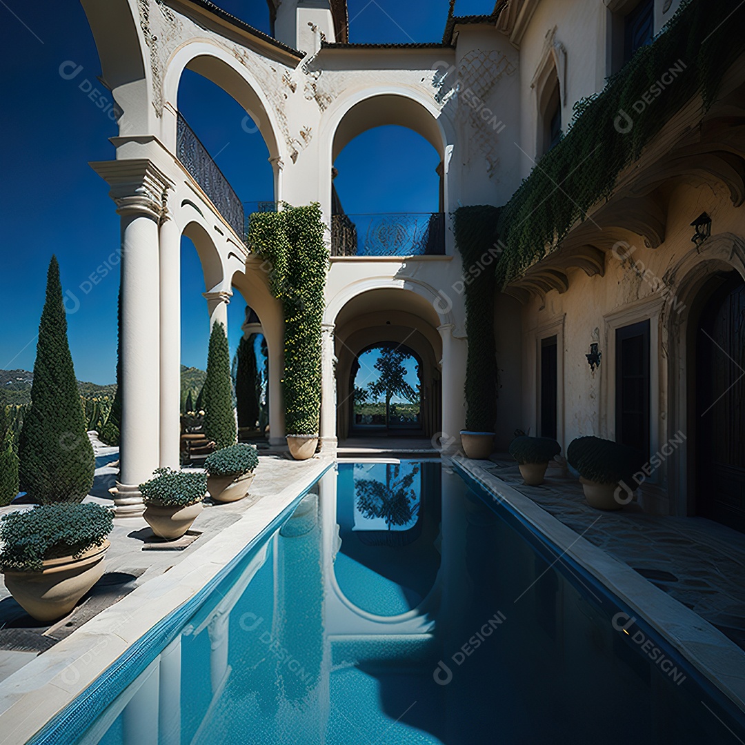 Mansão dourada italiana