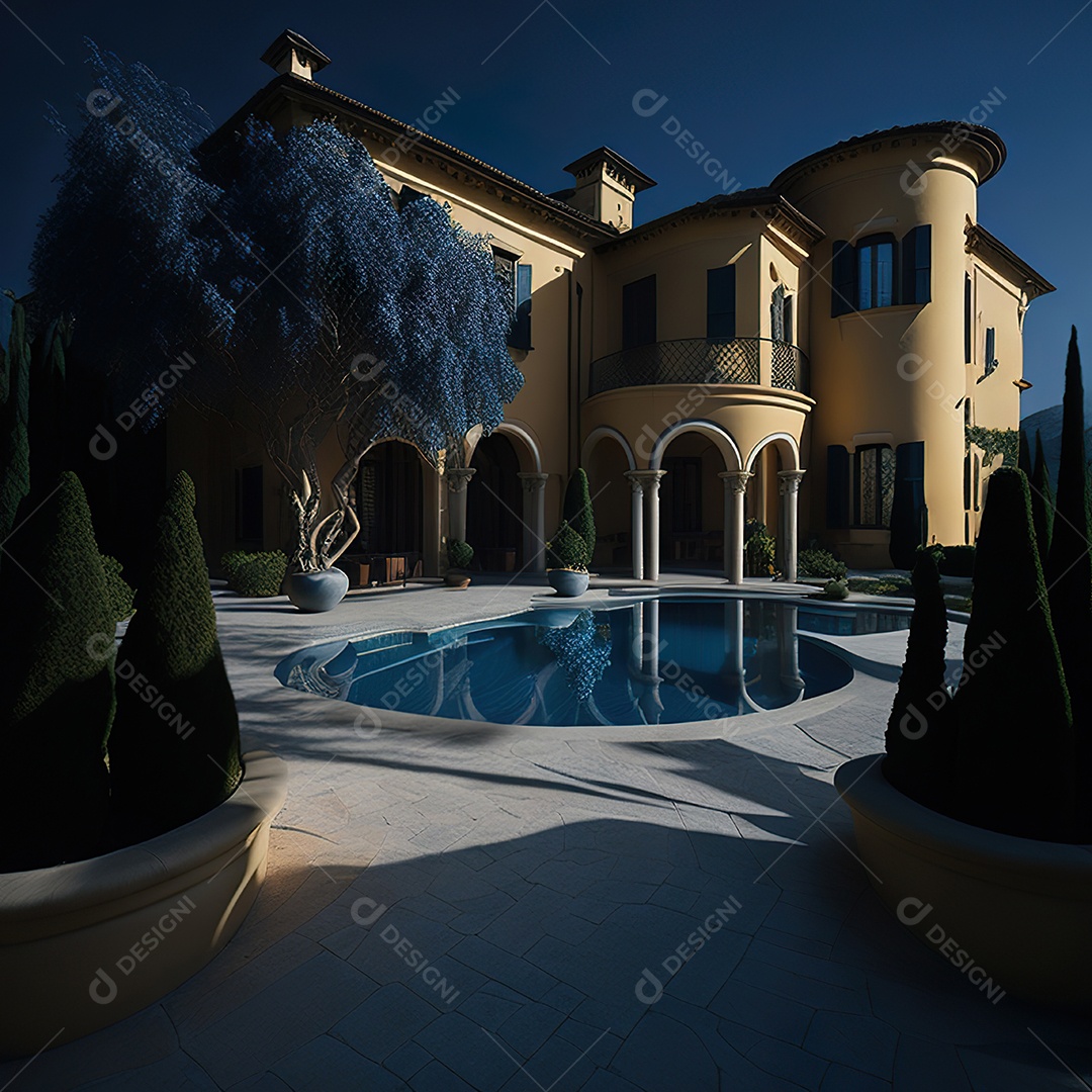 Mansão dourada italiana