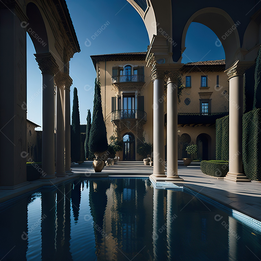 Mansão dourada italiana