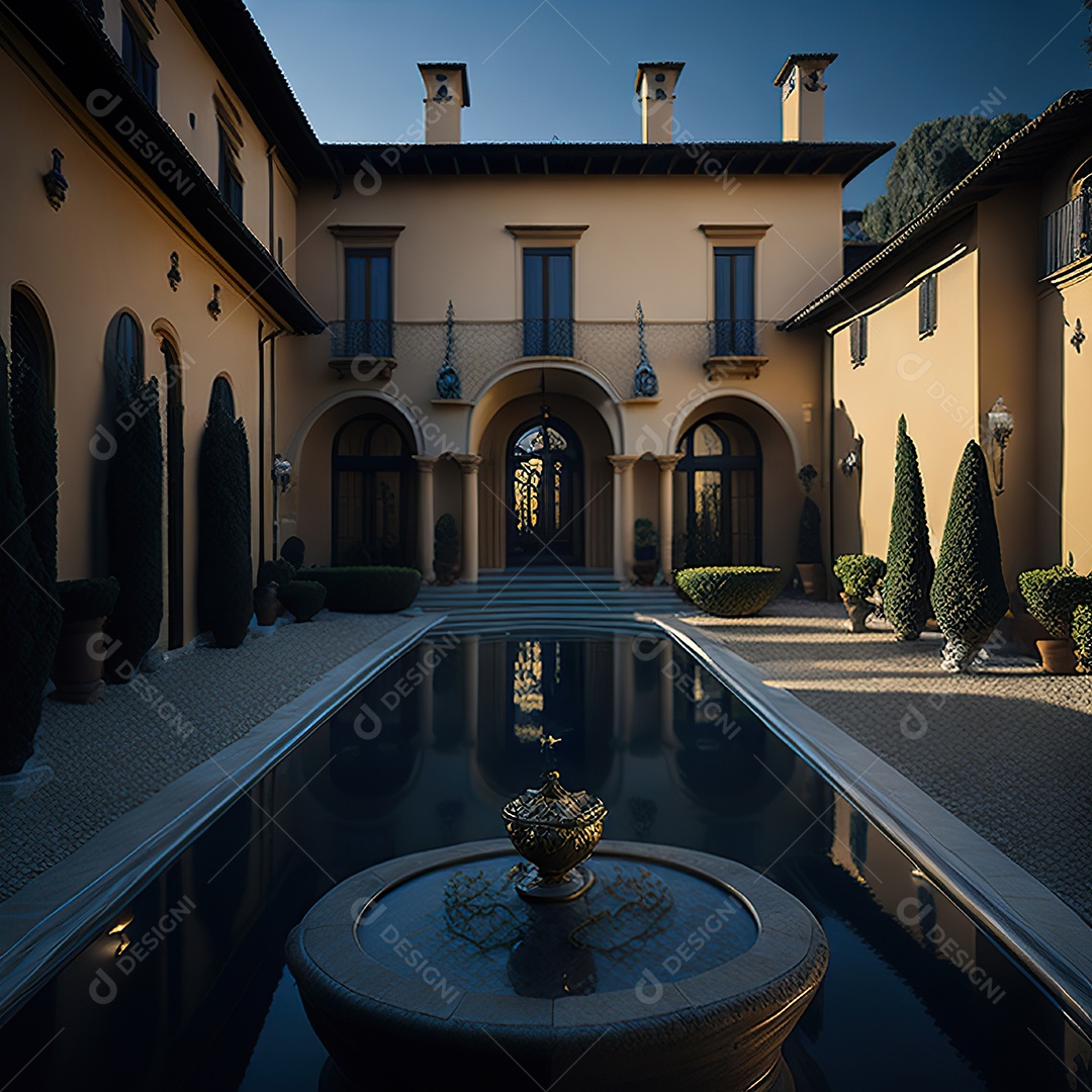 Mansão dourada italiana