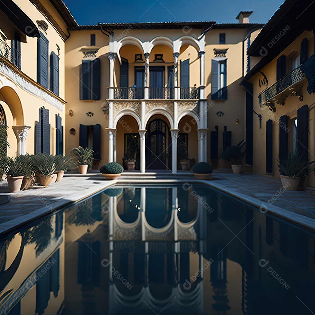 Mansão dourada italiana