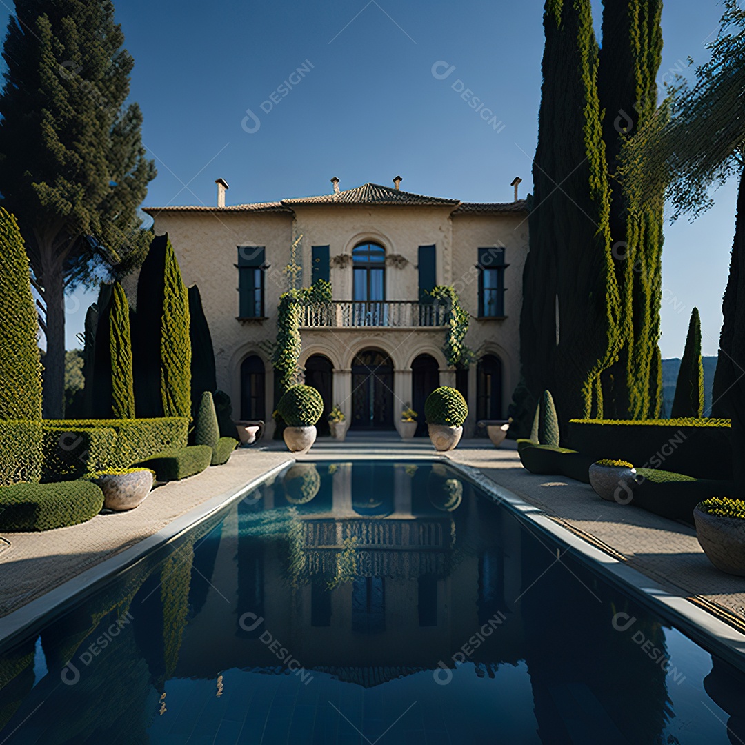 Mansão dourada italiana