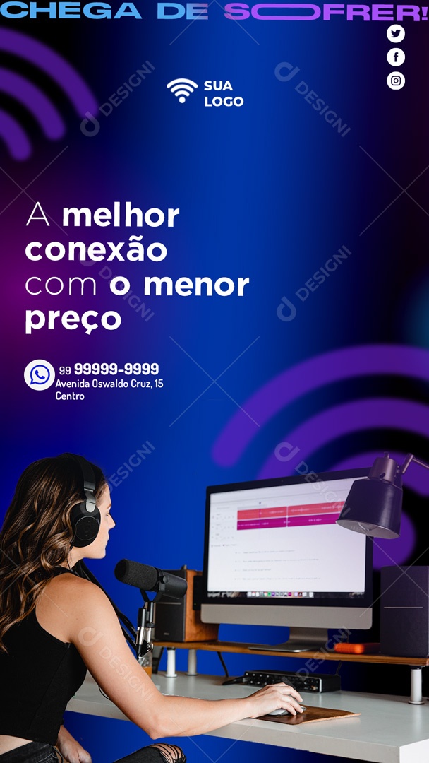 Story Melhor Conexão Com o Menor Preço Social Media PSD Editável