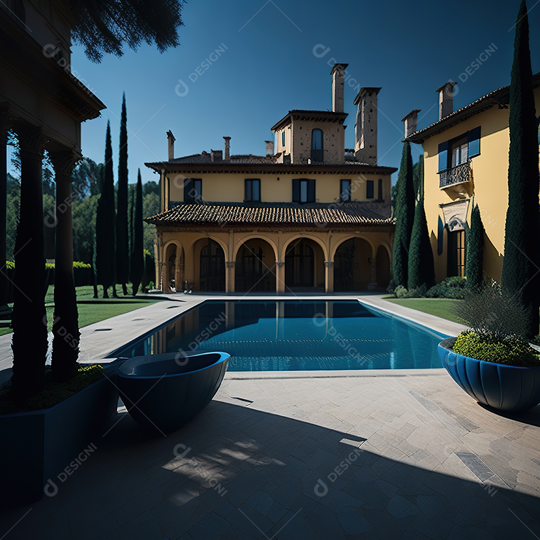 Mansão dourada italiana