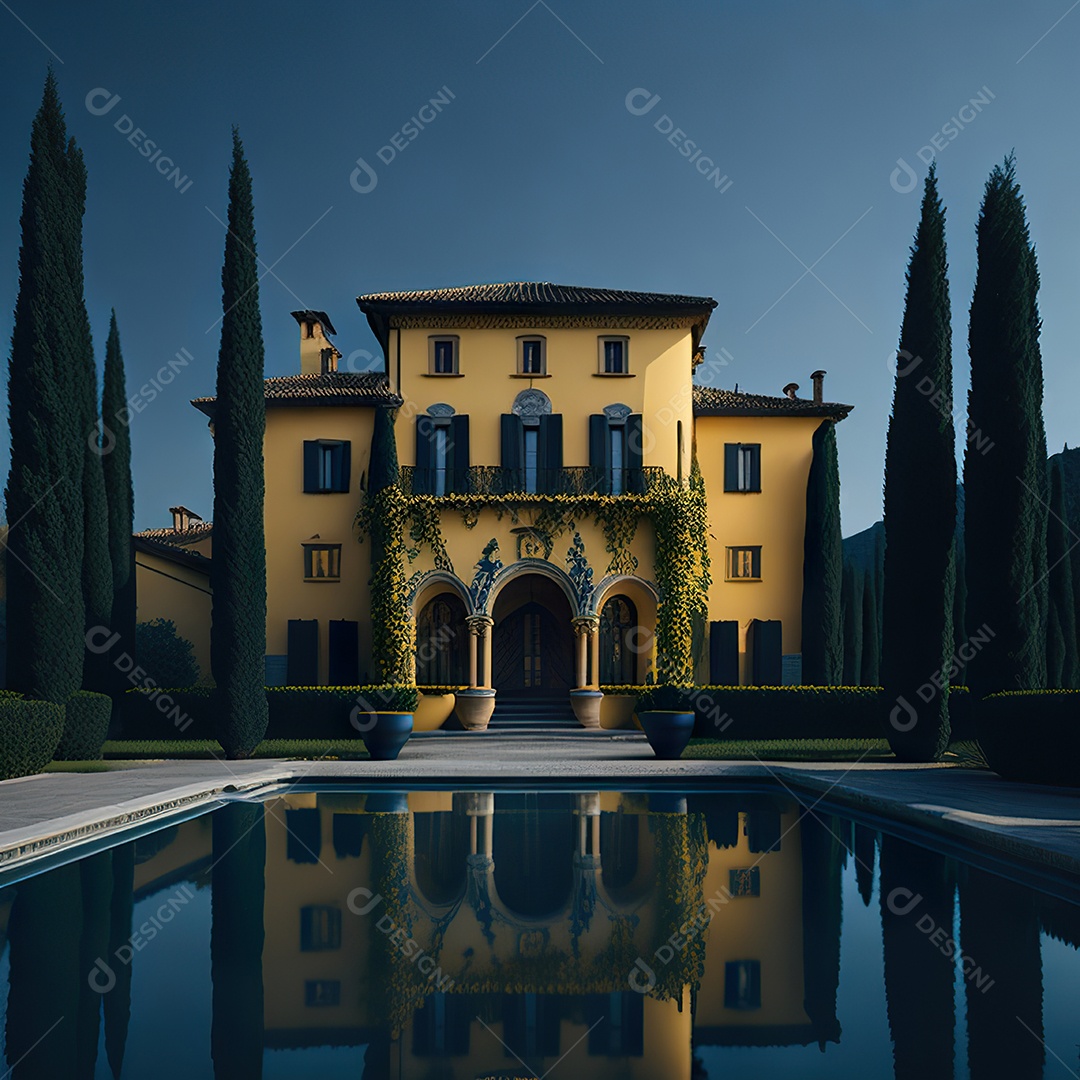 Mansão dourada italiana