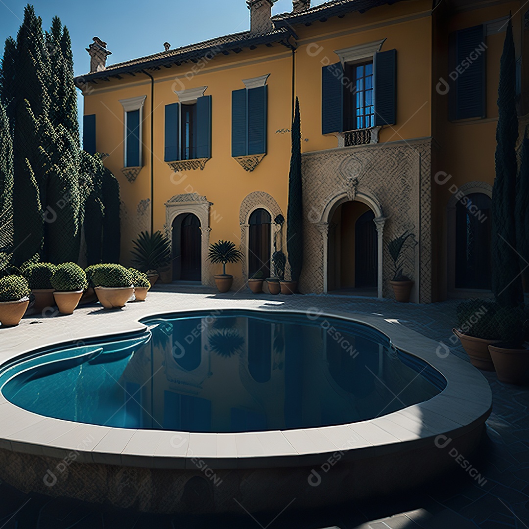 Mansão dourada italiana