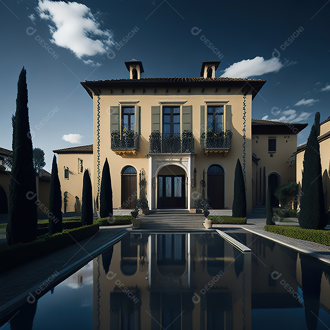 Mansão dourada italiana