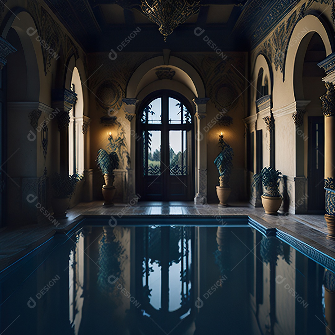 Mansão dourada italiana