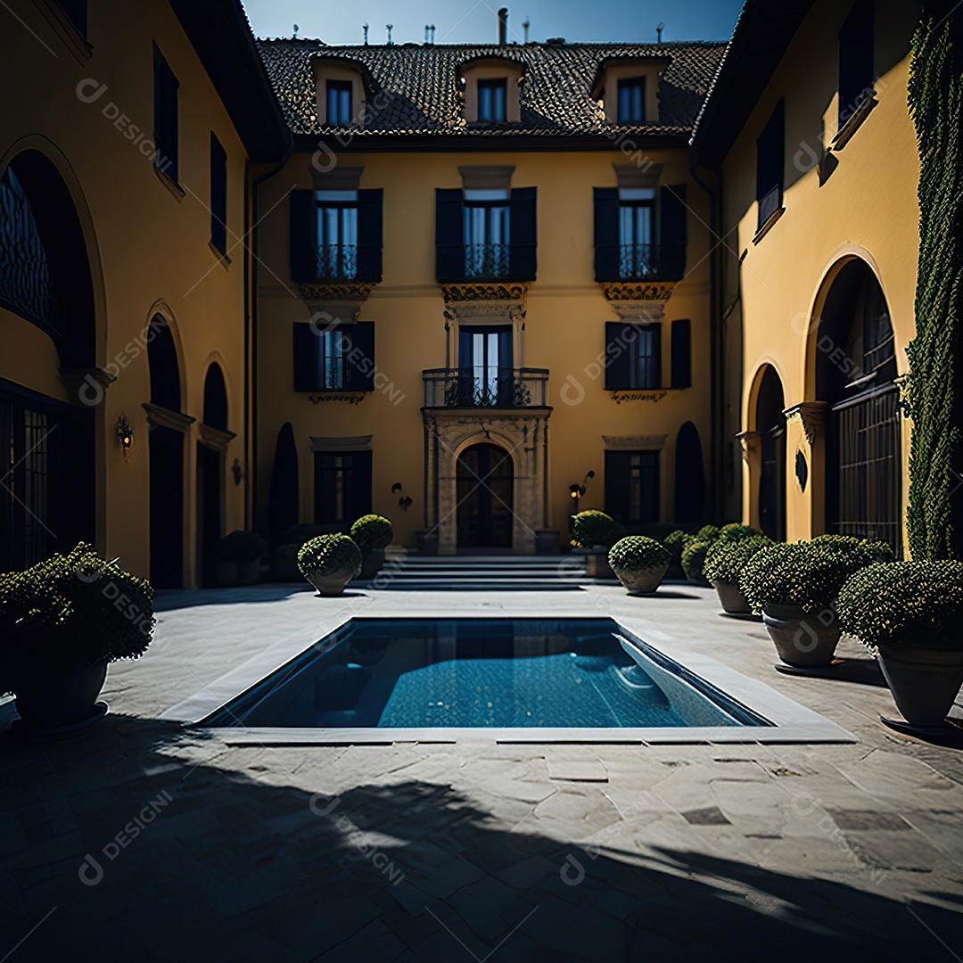 Mansão dourada italiana