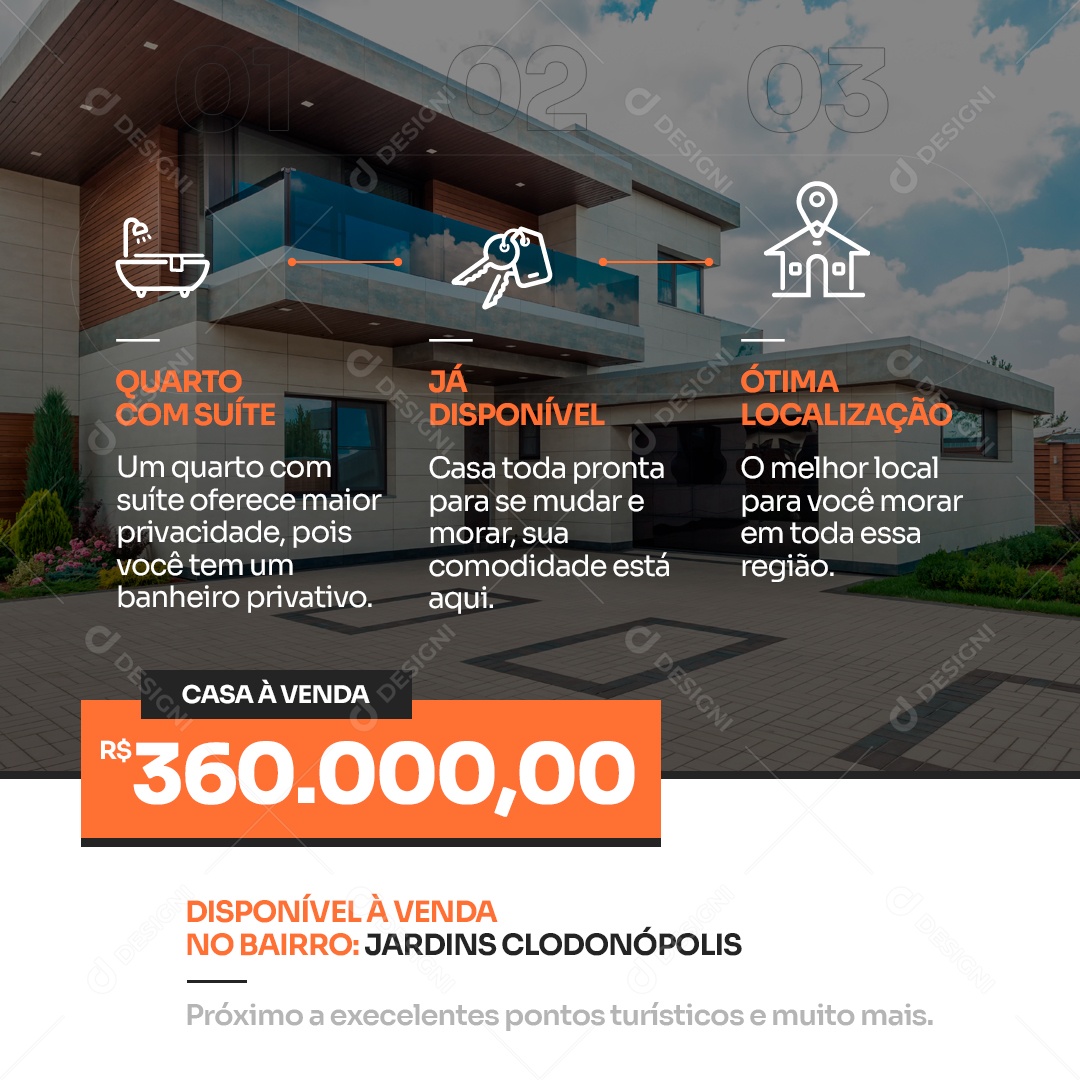 Novidade Da Semana Imobiliária Social Media PSD Editável