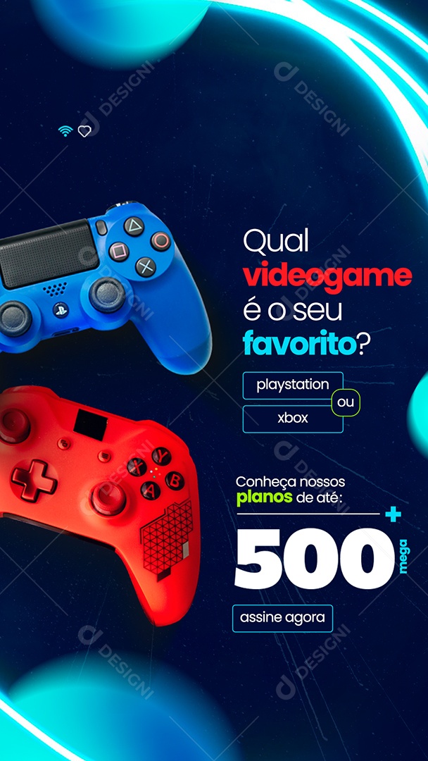 Story Seu Plano De Internet Está Aqui Social Media PSD Editável