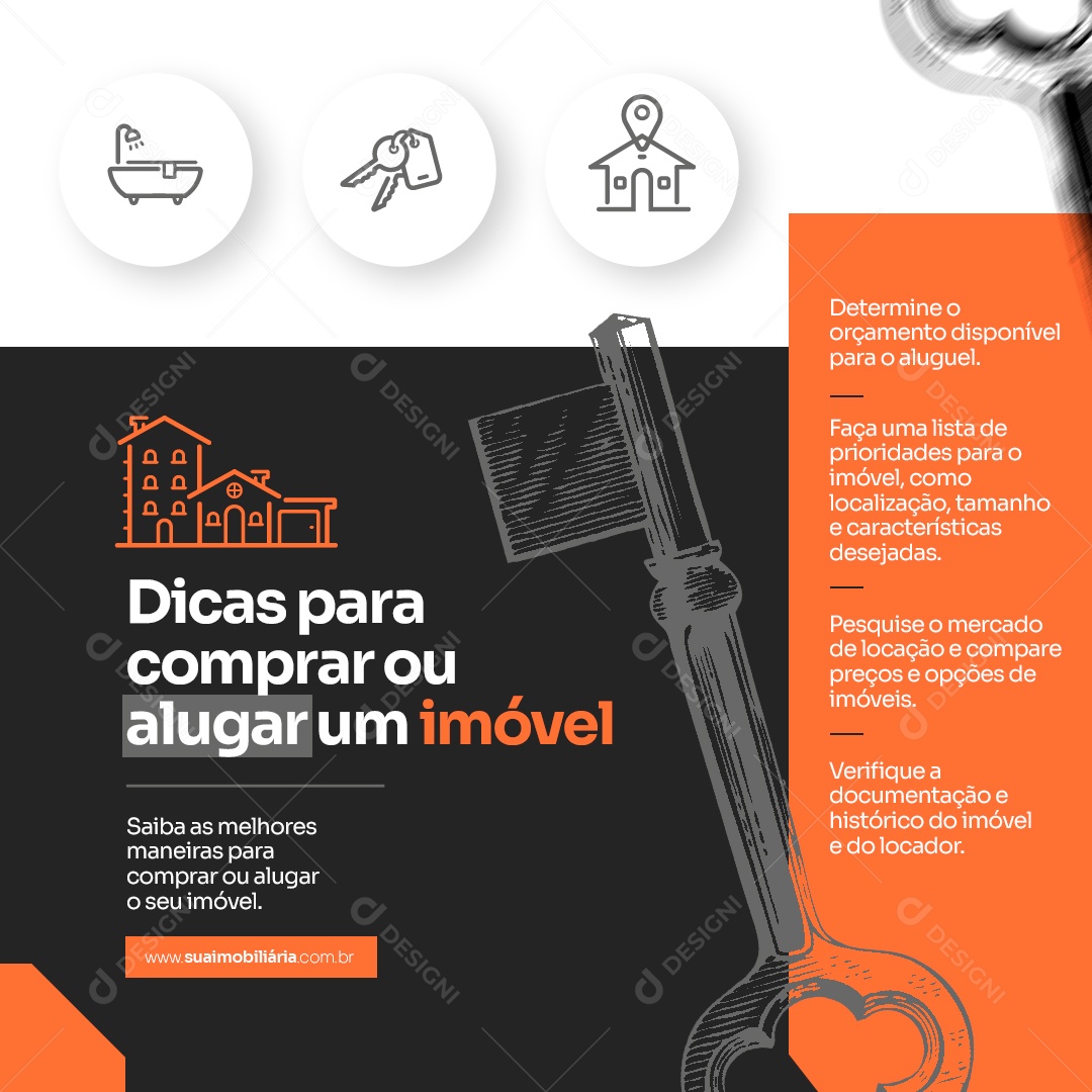 Novidade Da Semana Imobiliária Social Media PSD Editável