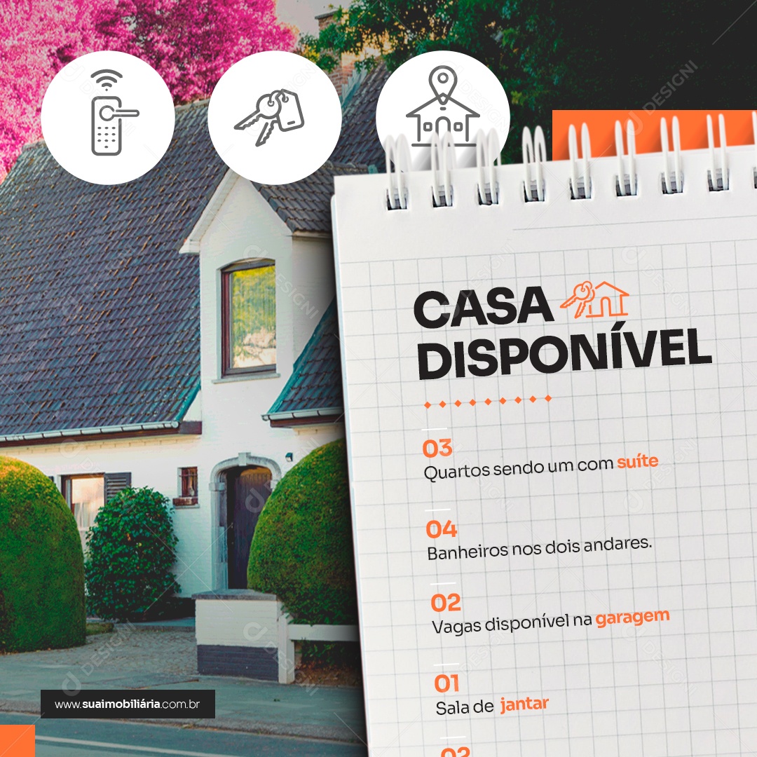 Novidade Da Semana Imobiliária Social Media PSD Editável