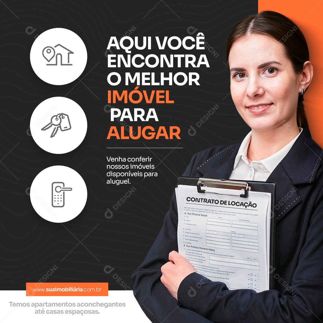 Novidade Da Semana Imobiliária Social Media PSD Editável