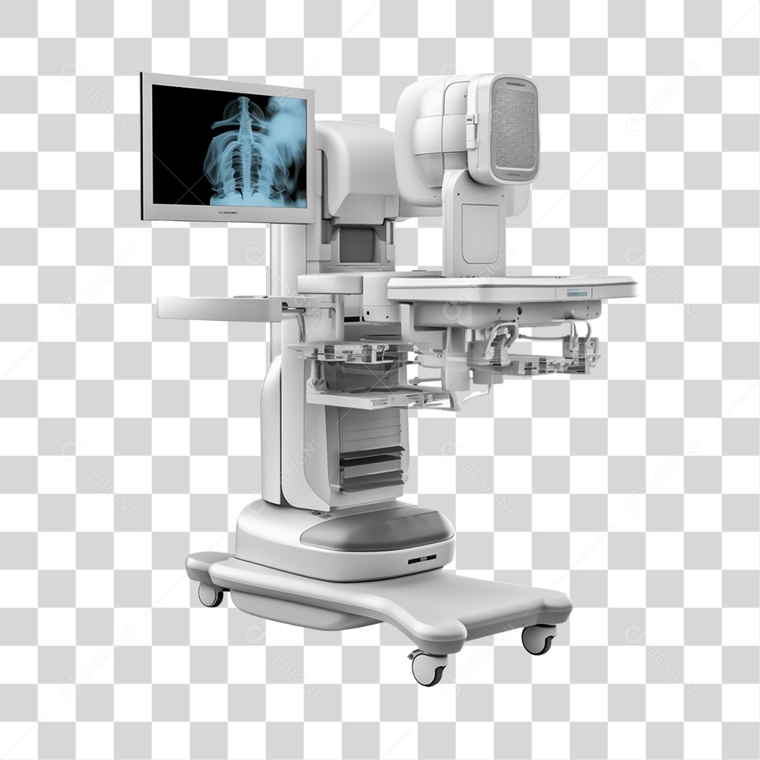 Maquina para Raio X de Hospital PNG transparente