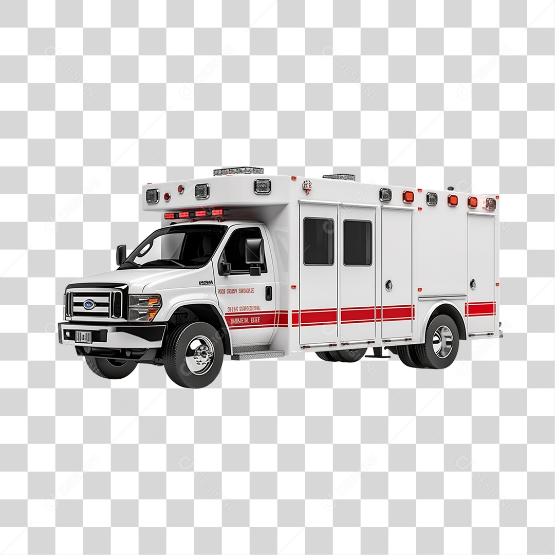 Ambulância de Hospital PNG transparente