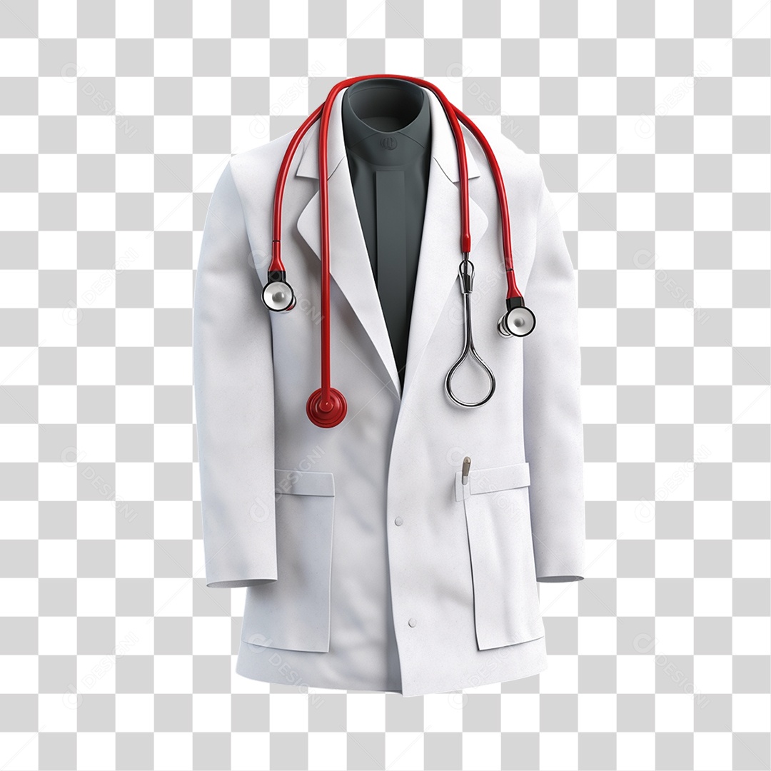 Jaleco de Medico PNG transparente