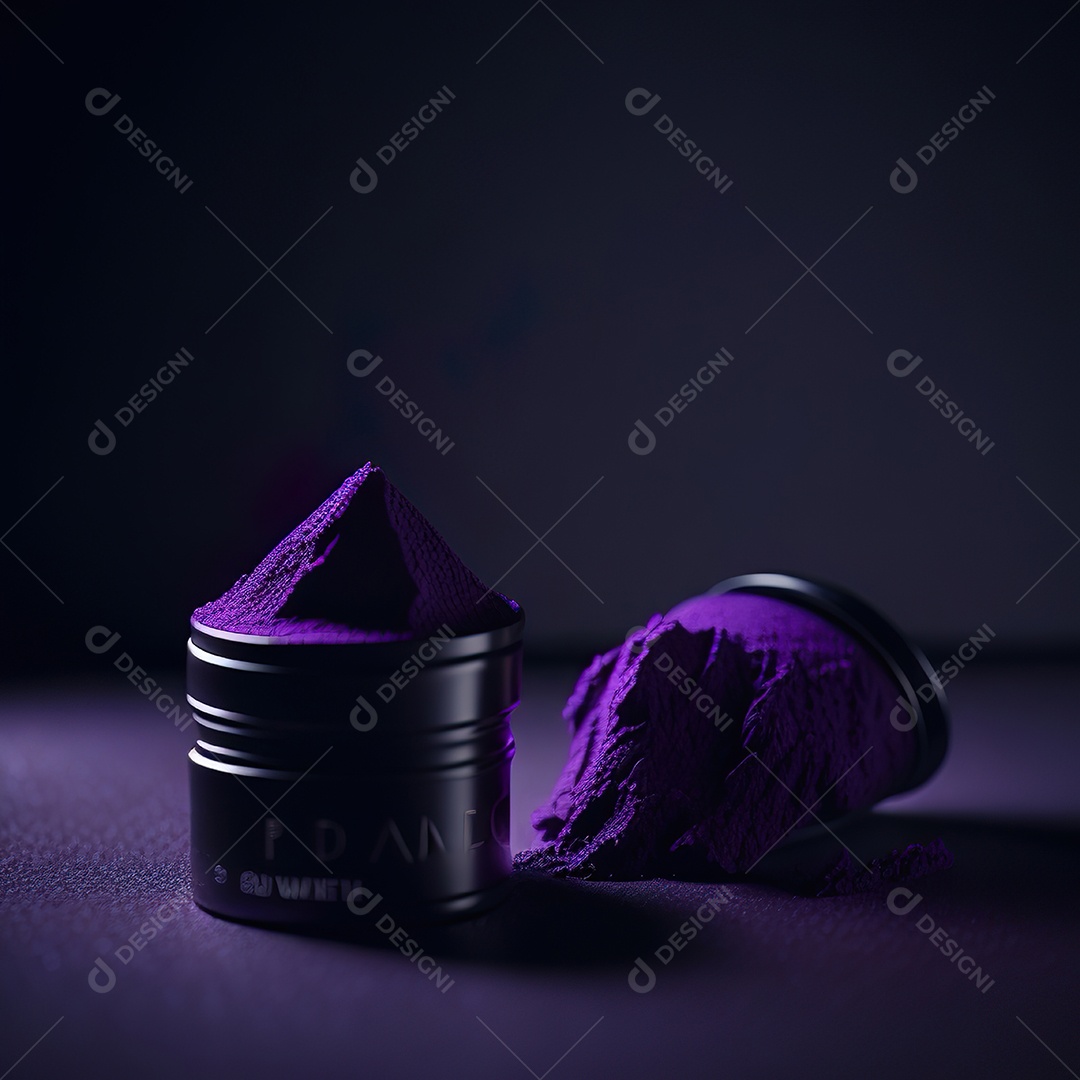 Imagem realista de maquiagens sobre uma mesa