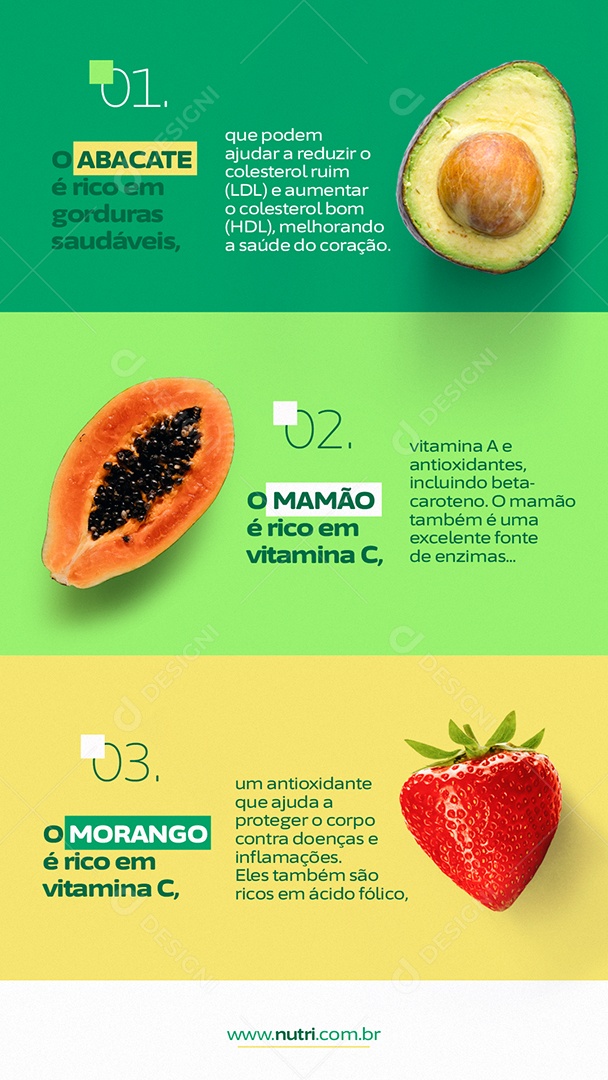 Story Horários de Consulta Nutricionista Social Media PSD Editável