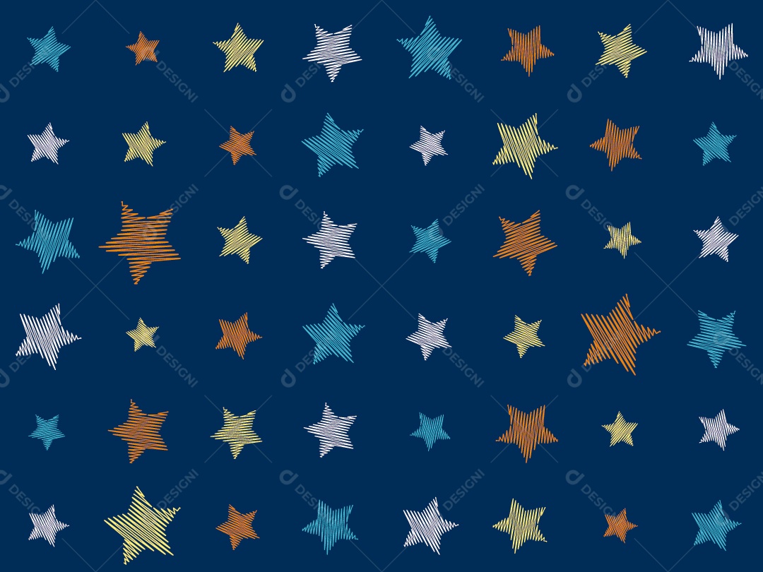 Padrão Geométrico Afro-Americano Azul Vetor EPS