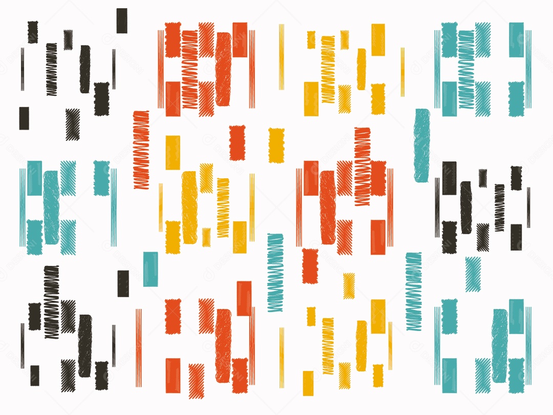 Padrão Tradicional Estilo Asteca Colorido Vetor EPS