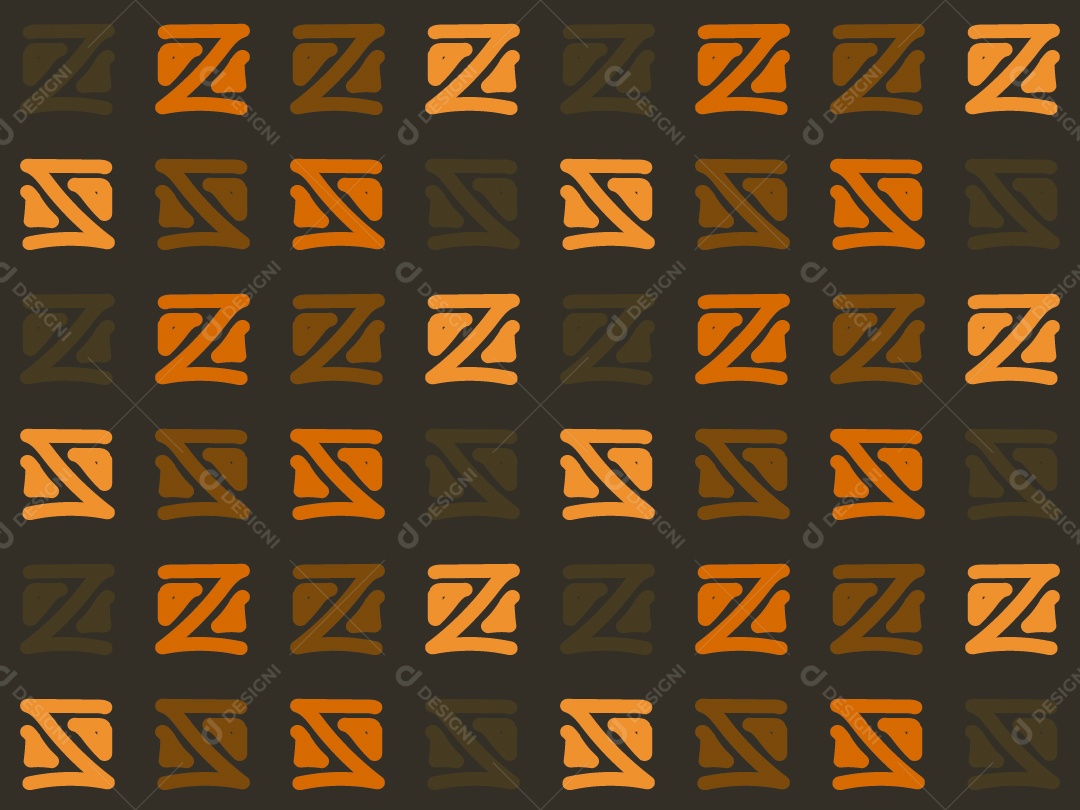 Padrão Geométrico Afro-Americano Colorido Vetor EPS