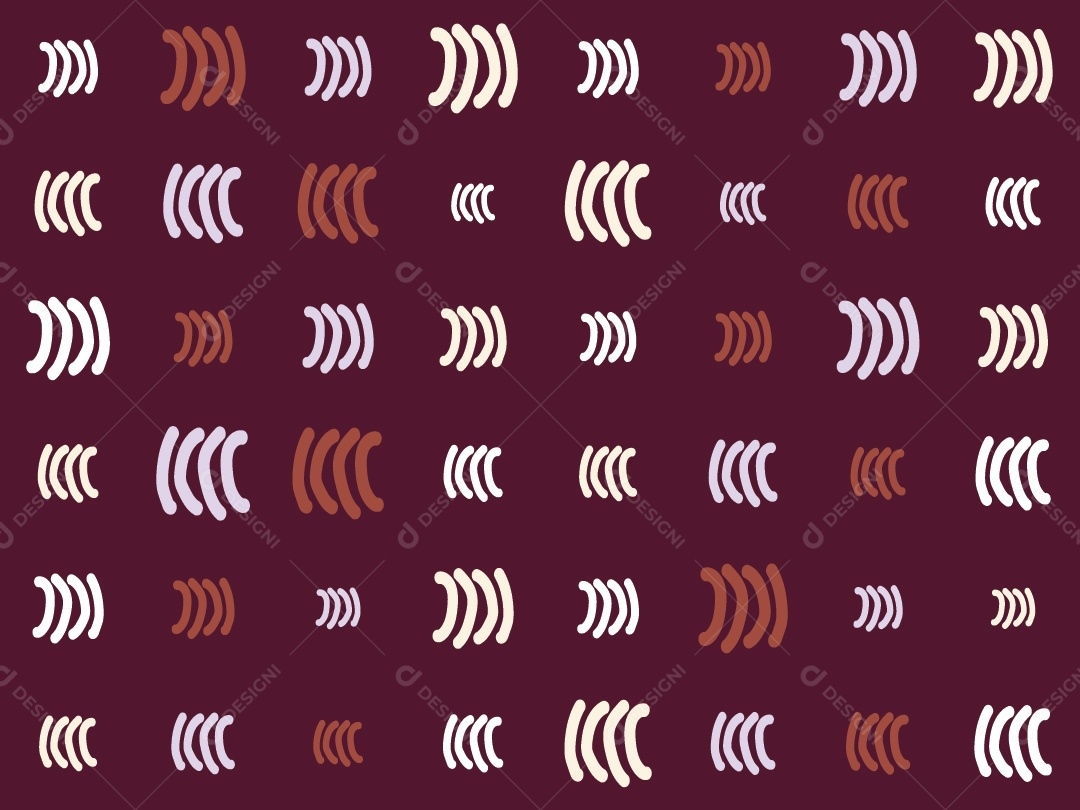 Padrão Geométrico Afro-Americano Colorido Vetor EPS