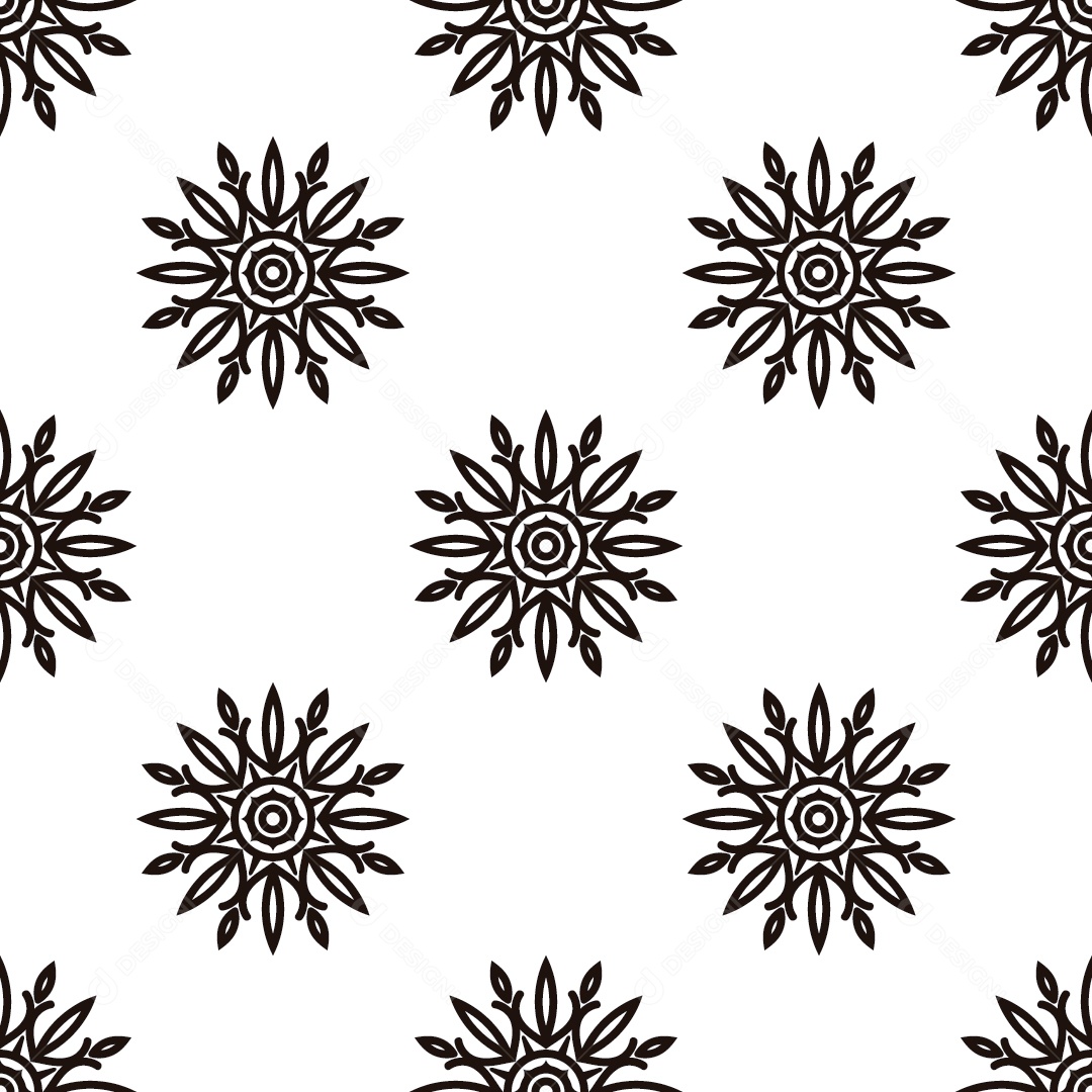 Ornamentos Geométricos Circulares Em Fundo Branco Vetor EPS