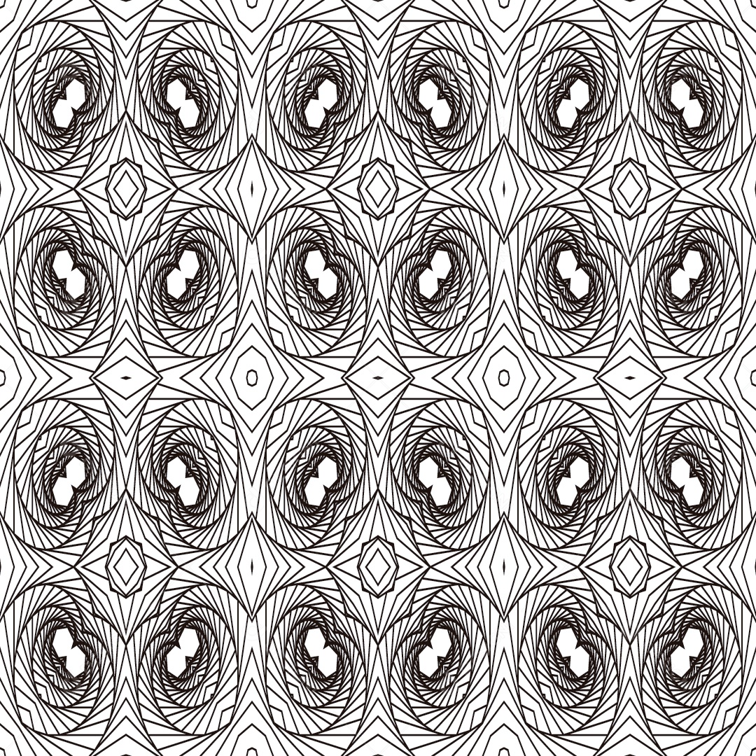 Ornamentos Geométricos Circulares Em Fundo Branco Vetor EPS