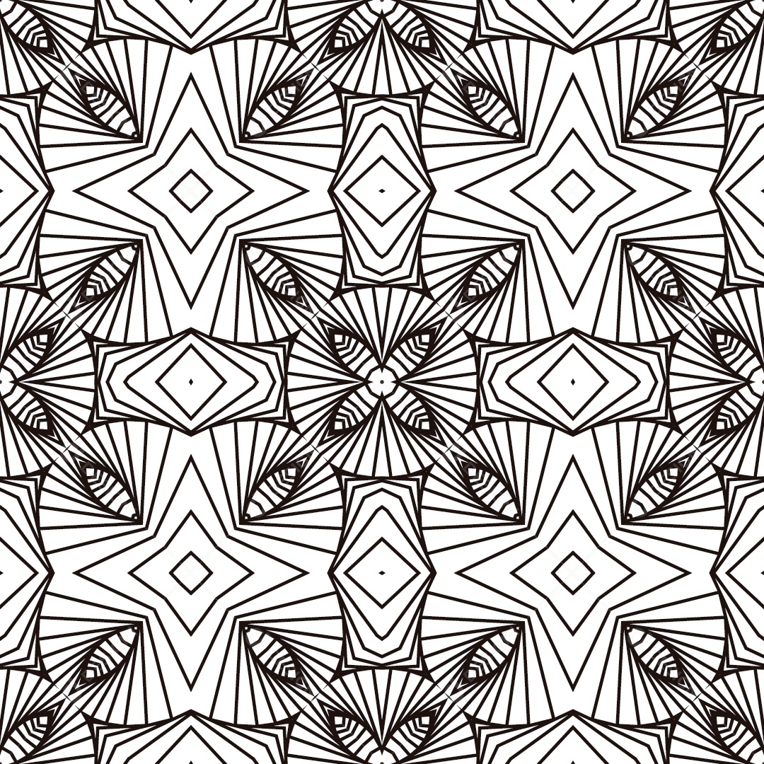 Ornamentos Geométricos Circulares Em Fundo Branco Vetor EPS