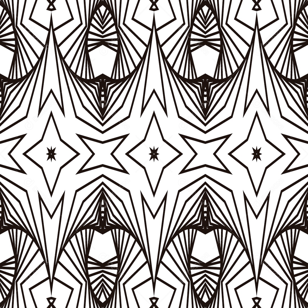 Ornamentos Geométricos Circulares Em Fundo Branco Vetor EPS