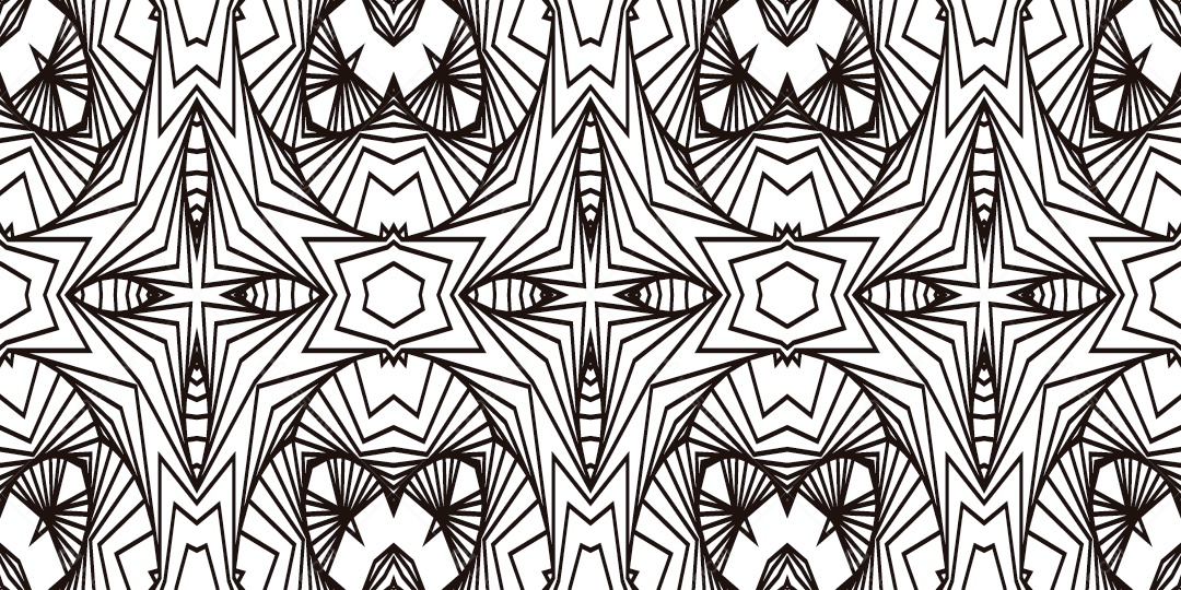 Ornamentos Geométricos Circulares Em Fundo Branco Vetor EPS