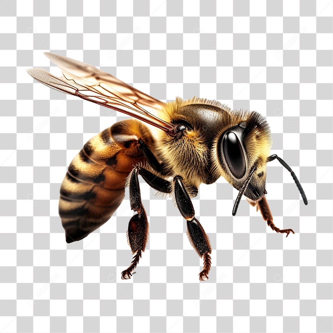 Abelha PNG Transparente