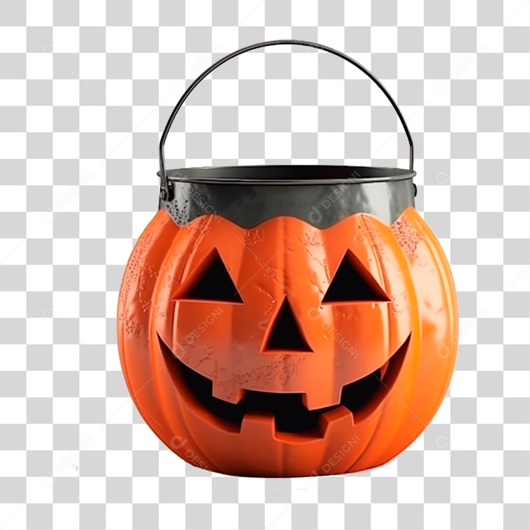 Abobora de Halloween PNG Transparente