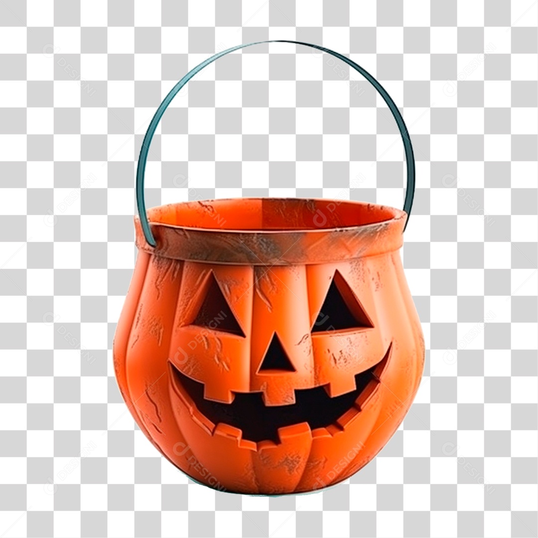 Abobora de Halloween PNG Transparente