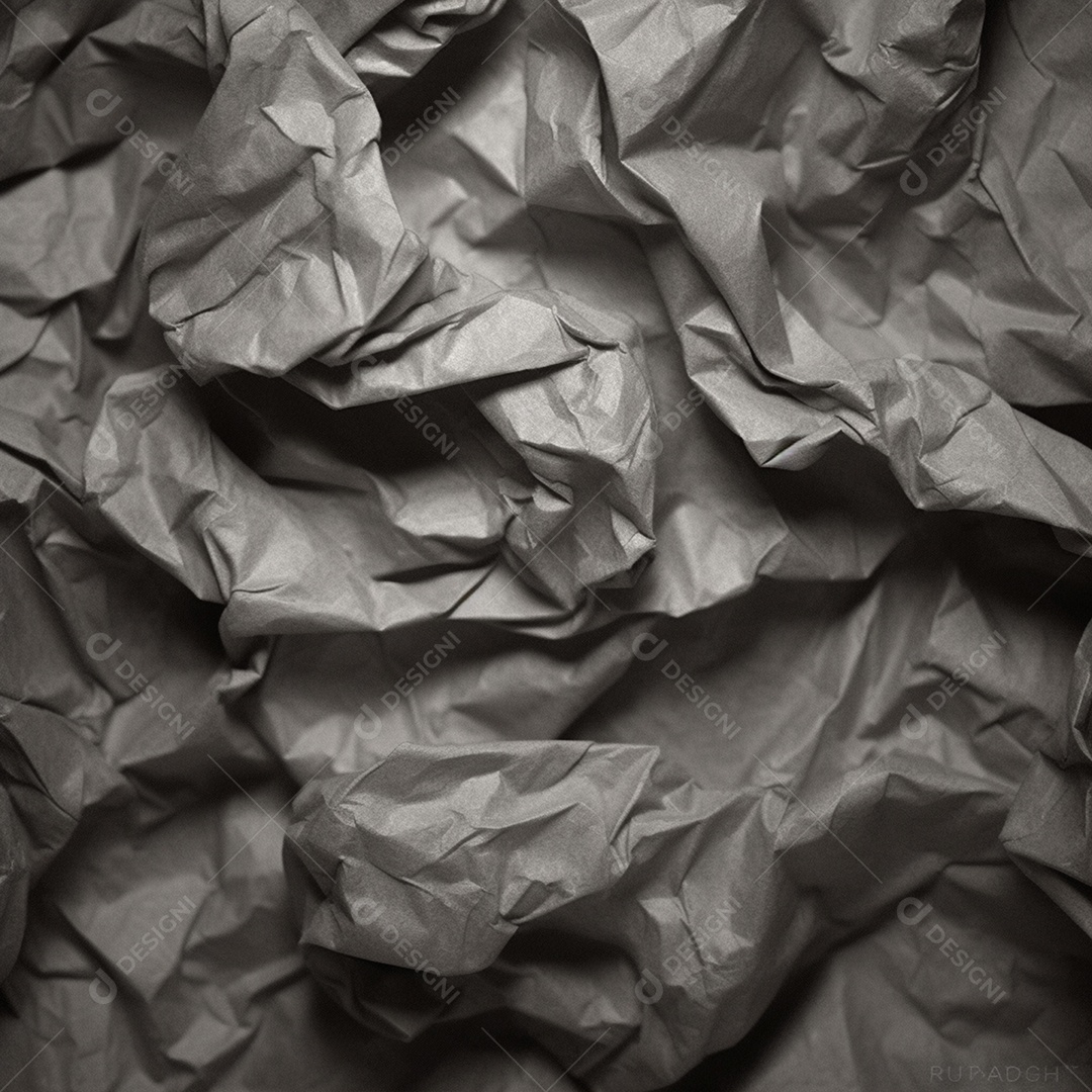 Textura papel preto amassado