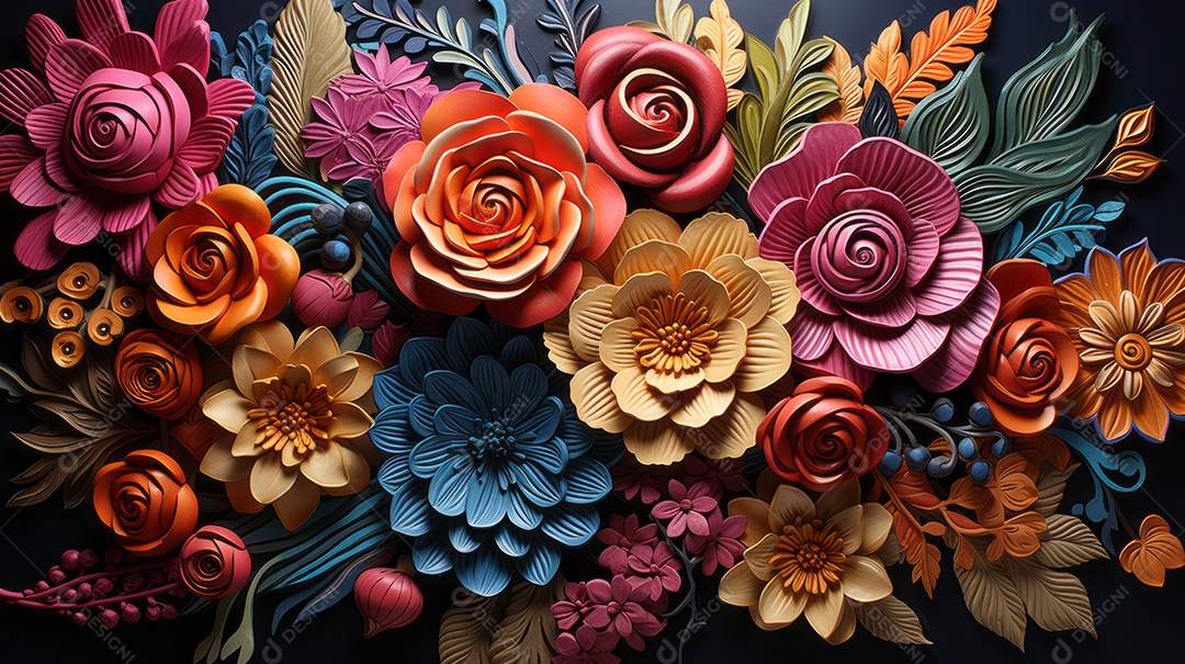 Bordado mexicano IA generativa.