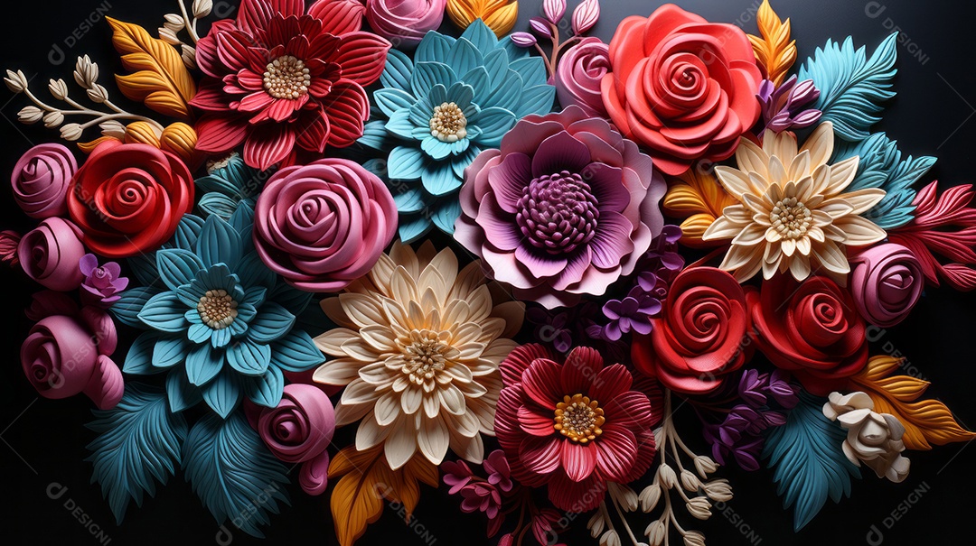 Bordado mexicano IA generativa.