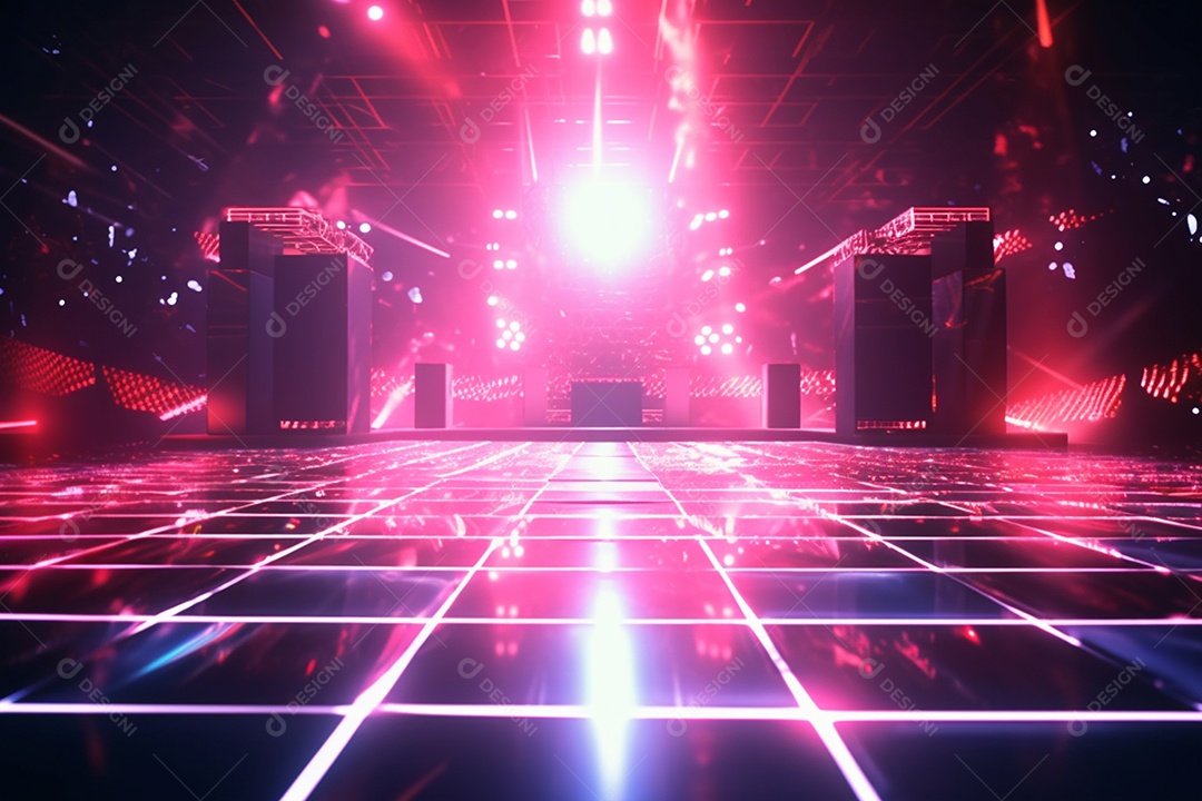 Fundo pista animada colorida