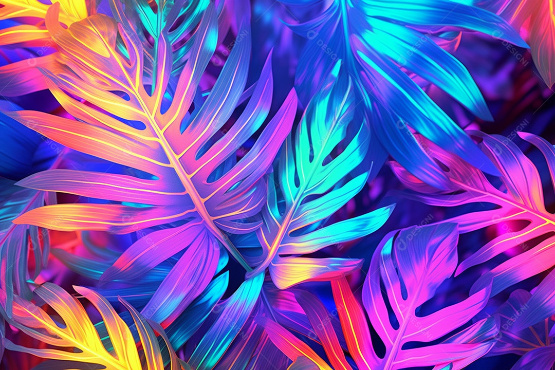 Background tropical colorido