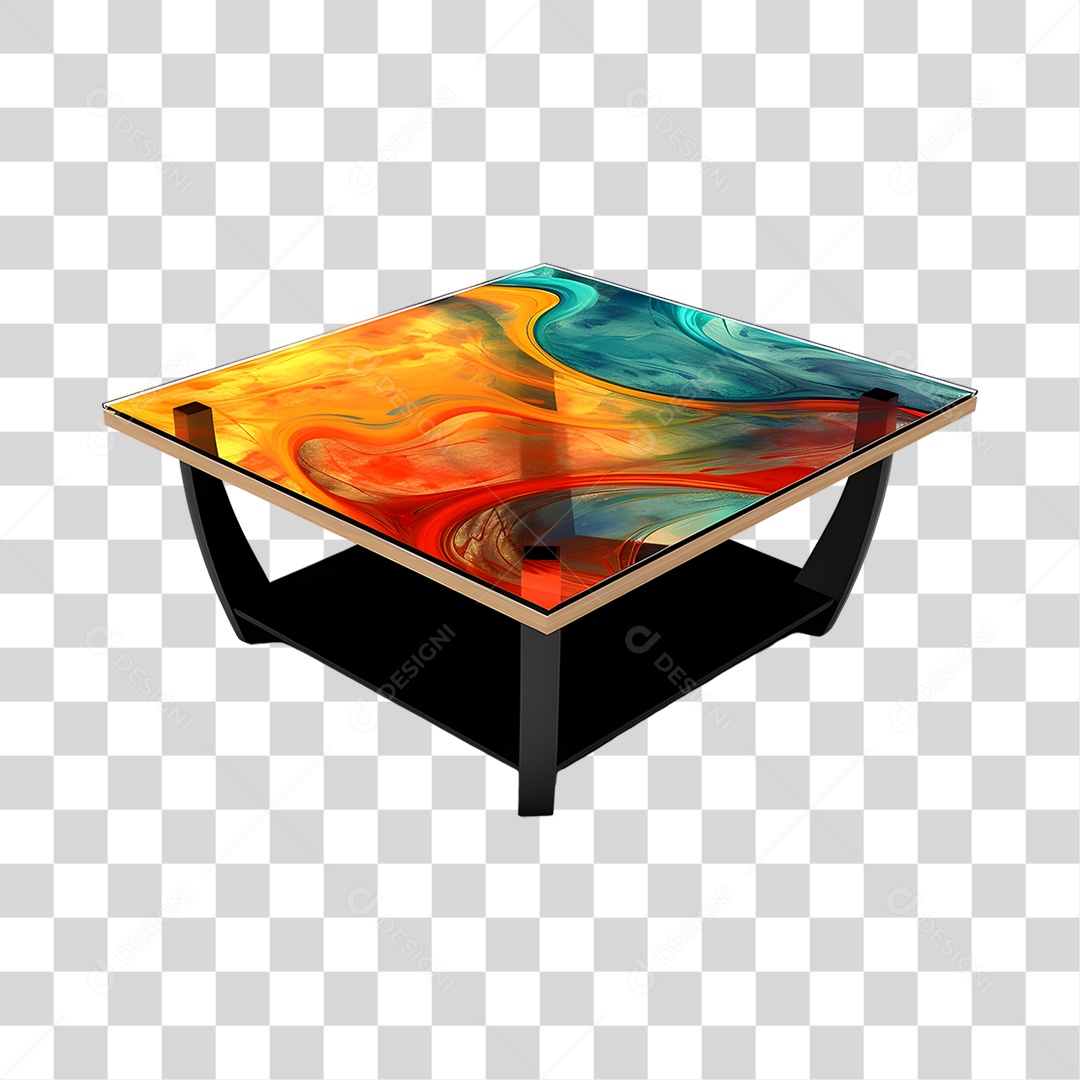 Mesa de Madeira PNG Transparente