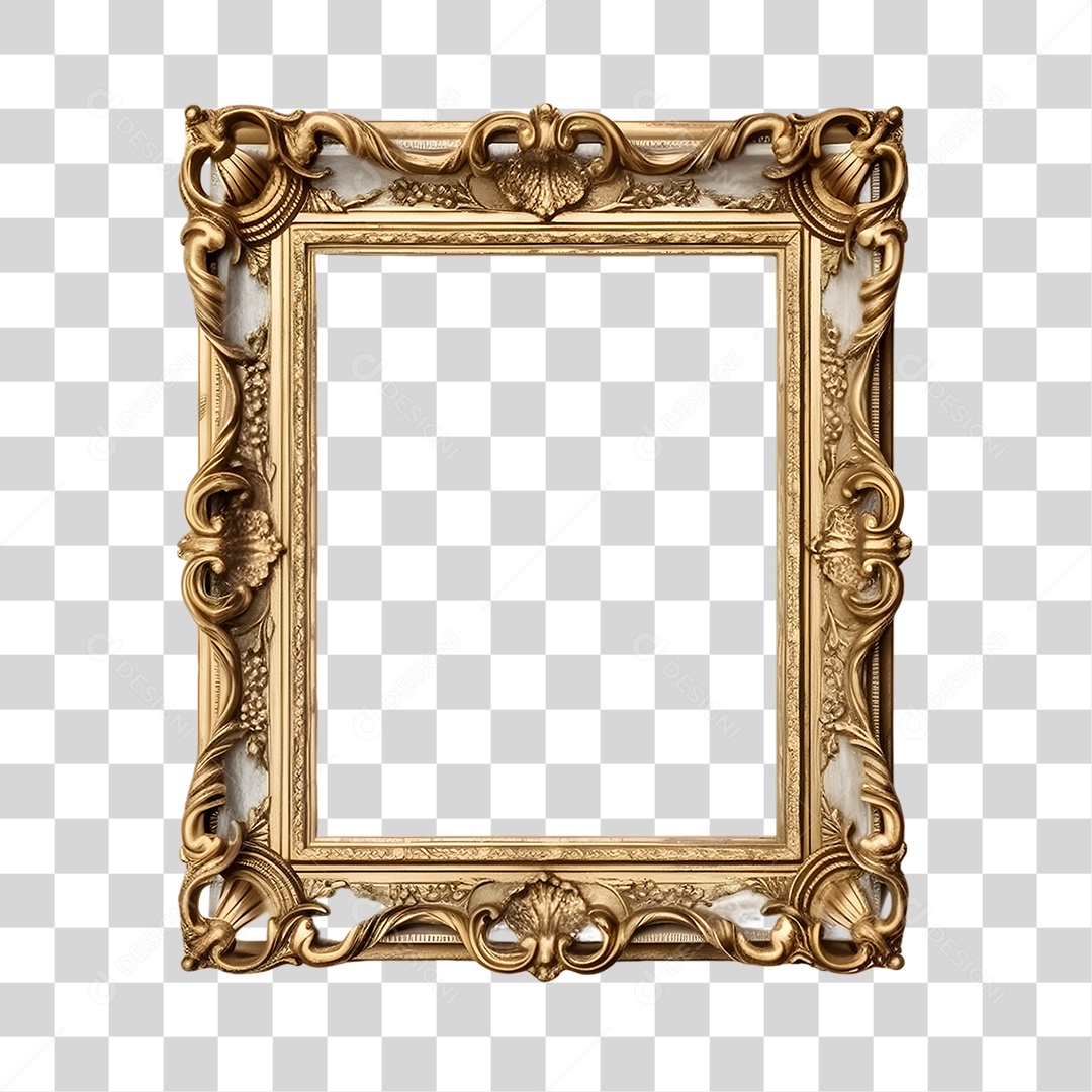 Quadro de Molduras PNG Transparente