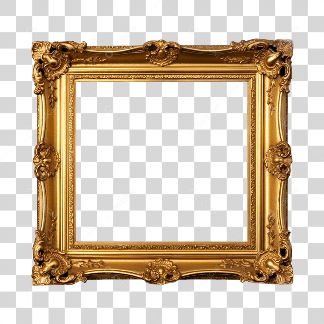 Moldura de Quadro PNG Transparente