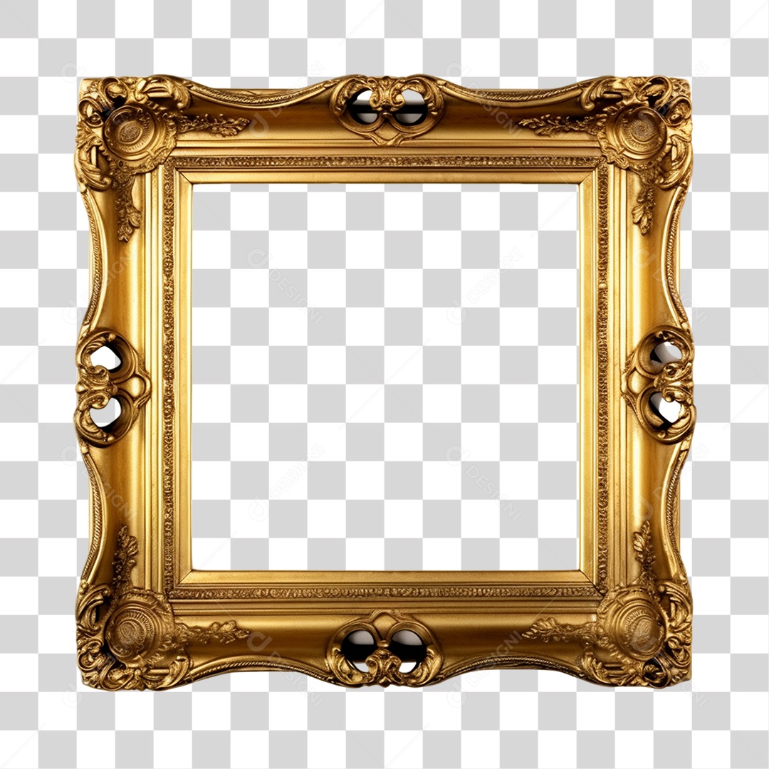 Moldura de Quadro PNG Transparente