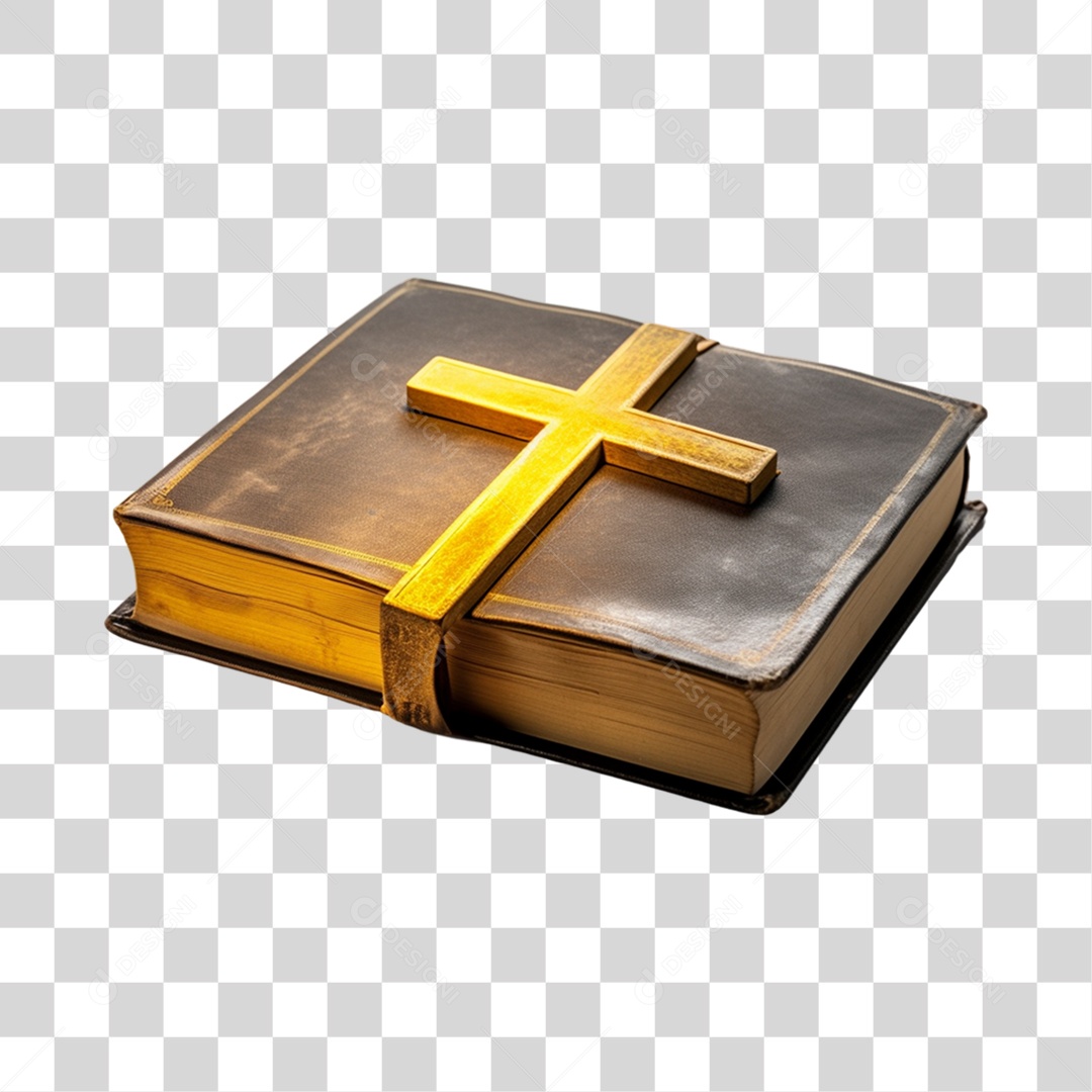 Cruz e uma Bíblia  PNG Transparente