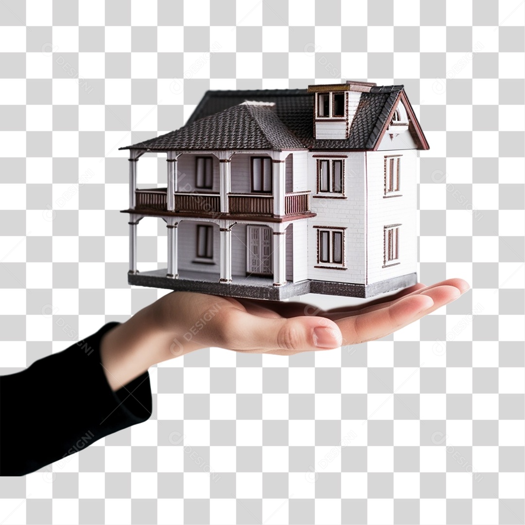Imobiliária Casa em Miniatura PNG Transparente