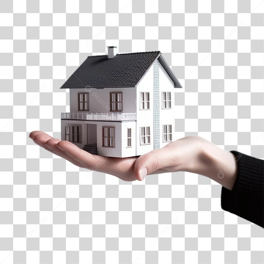 Imobiliária Casa em Miniatura PNG Transparente